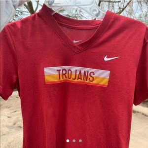 USC Trojans kids shirt.